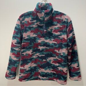 NWT! Eddie Bauer Multicolor Fleece Pullover